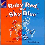 Ruby Red and Sky Blue
